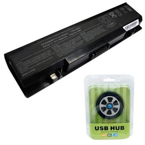 Dell 312-0711 312-0712 312-0708 MT335 Replacement Battery with FREE 4 Ports USB HUB