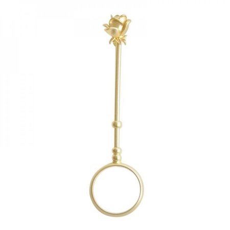 MEROTABLE Cigarette Holder Ring Rack Metal Finger Clip to Prevent Yellow Finger Gold