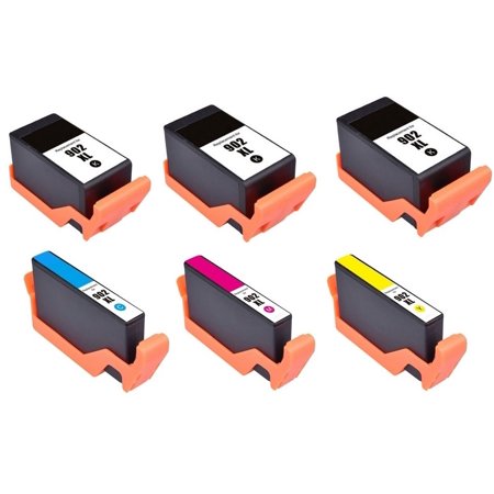 PrinterDash Replacement for OfficeJet Pro 6950/6951/6954/6958/6960/6962/6970/6974/6975/6978/6979 High Yield Inkjet Combo Pack (3-BK/1-C/M/Y) (NO. 902X