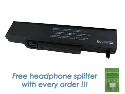 Laptop Battery for Gateway M-6755 (6-cell, 4800mAh)