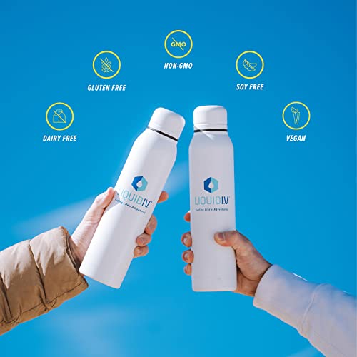 Liquid I.V. Hydration Multiplier - Lemon Lime - Hydration Powder Packets | Electrolyte Drink Mix | Easy Open Single-Serving Stick | Non-GMO | 16 Stick thumbnail