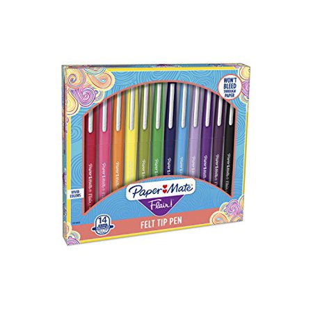 Paper Mate Flair Felt Tip Pens  Medium Point  Limited Edition Candy Pop Pack  Pack of 14
