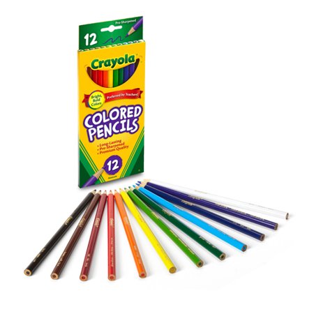 Crayola Colored Non-Toxic Pencils  Long - 12 Count  3 Pack