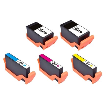 PrinterDash Replacement for OfficeJet Pro 6950/6951/6954/6958/6960/6962/6970/6974/6975/6978/6979 High Yield Inkjet Combo Pack (2-BK/1-C/M/Y) (NO. 902X