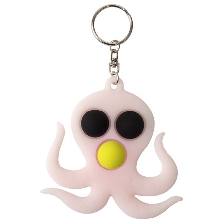 Push Bubble Anti-stress Key Ring Sensory Push Pop Bubble Fidget Toy Squeeze Finger Exercise Board