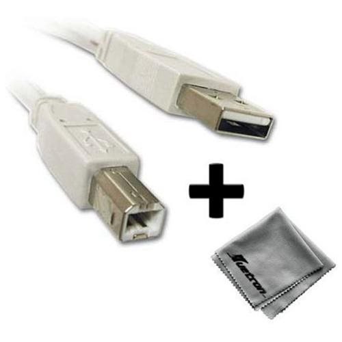 Xerox WorkCentre 6505 Printer Compatible 10ft White USB Cable a to B Plus Fre...