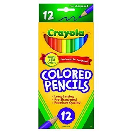 Crayola Colored Pencils 12 Each Pack of 50