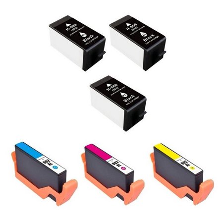 PrinterDash Replacement for OfficeJet Pro 6960/6962/6970/6974/6975/6978/6979 High Yield Inkjet Combo Pack (3-BK/1-C/M/Y) (NO. 906XL/NO. 902XL) (T6M18A