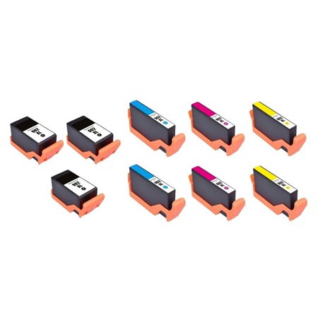 PrinterDash Replacement for OfficeJet Pro 6950/6951/6954/6958/6960/6962/6970/6974/6975/6978/6979 High Yield Inkjet Combo Pack (3-BK/2-C/M/Y) (NO. 902X