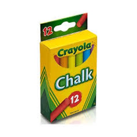 Crayola Multi-Colored Chalk - 12 Ct. (1 Pack)