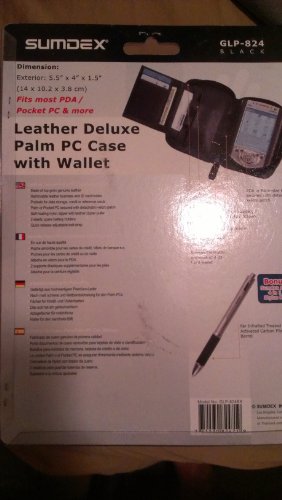 Sumdex Leather Deluxe PDA Case 4-in-1 Stylus Pen and Removable ID Wallet thumbnail