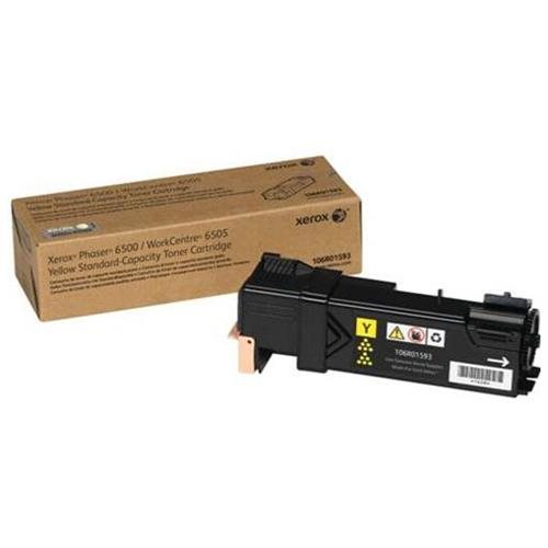 Xerox 106R01593 OEM Toner - Phaser 6500WorkCentre 6505 Yellow Toner (Yield 1000)