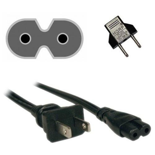HQRP 15ft AC Power Cord for HP DeskJet 2000 2050 2430 2510 2511 2512 2514 2540 2542 2543 3000 3050 Printer + Plug