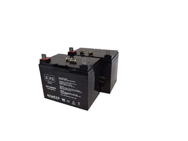 SPS Brand 12V 35Ah Replacement Battery (SG12350) for Lawn Mower John Deere 5105 ( 2 PACK)