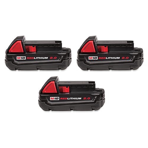 Replacement 2000mAh Battery for Milwaukee 2630 / 2658-20 / 2708-22 Power Tools (3 Pk)