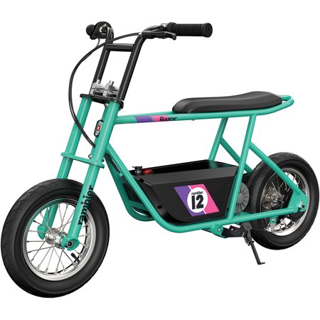 Razor Rambler 12 Seated Electric Scooter- Mint  up to 14 Mph  12  Air-Filled Tires  for Teen 13+