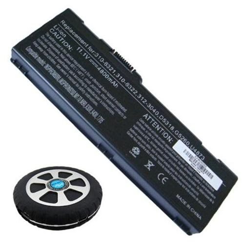 Battery for Dell Inspiron 9300 9400 E1705, Precision M90 + FREE 4 Port USB HUB