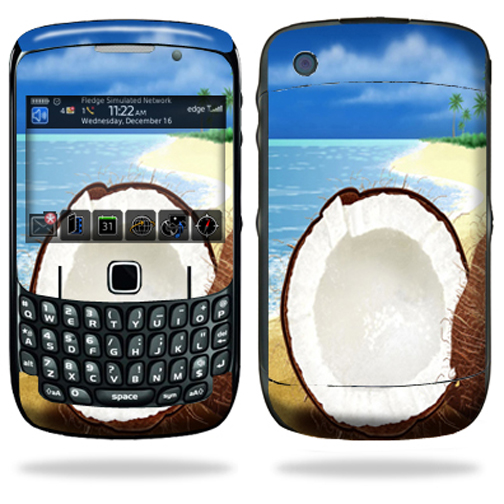 Skin Decal Wrap Compatible with Blackberry Curve 8500 8520 8530 Coconuts