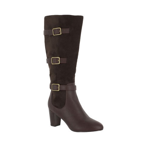 Bella Vita Womens 50-9201 Round Toe Knee High Fashion Boots
