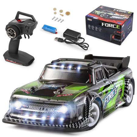 Duety Remote Control Car  2.4Ghz High Speed RC Cars 1:28 Scale 30 KM/H High Speed RC Car 4WD Electric Off-Road Buggy RC Car Model with Lights and Cont