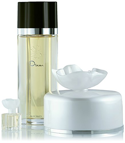 Oscar De La Renta Perfume 3 Piece Gift Set for Women (Eau De Toilette Spray 3.4 Ounce, Dusting Powder, Eau De Toilette Spray 0.013 Ounce) thumbnail