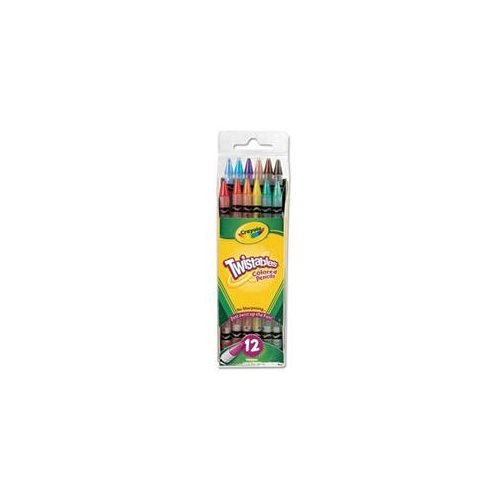 Crayola Twistables Colored Pencils 12 Assorted Colors/Set