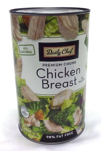 Daily Chef All Natural Chicken Breast in Water, 50 Ounce