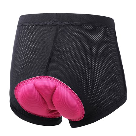 Roliyen Unisex Padded Gel Shorts Fully Breathable Underpants for Cycling Riding Touring