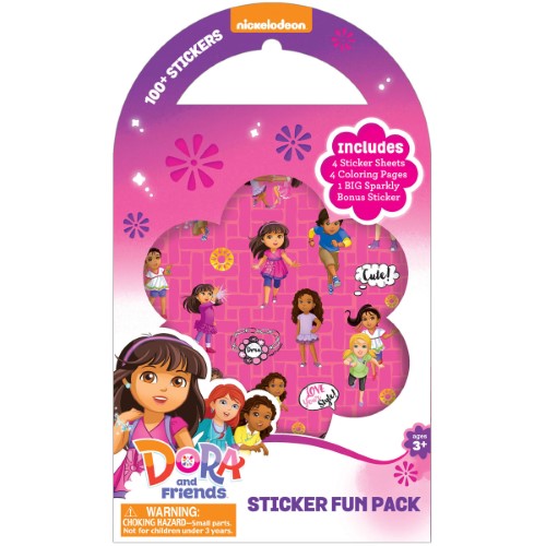 Mrs. Grossman 8530-5 Nickelodeon Sticker Fun Pack-Dora & Friends