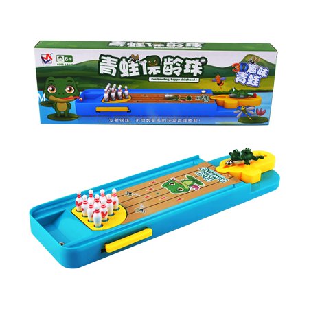 Novelty Funny Toy Fro G Bowling Table Bowling Pinball La Unch Table Board Game Toys Christmas Gift Baby Toys Abs Plastic