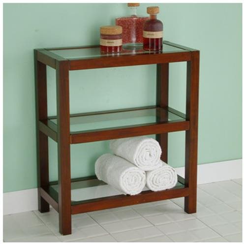 Neu Home Structure Collection 3 Tier Shelf, 24 W X 12-1/4 D X 27-3/4 H, Espresso