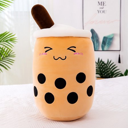 Boba Plush  9.4in Large Kawaii Plushies Bubble Tea Jumbo Cute Squishy Pillow Soft Stuffed Animal for Kids/Girls/Boys Sale 7751