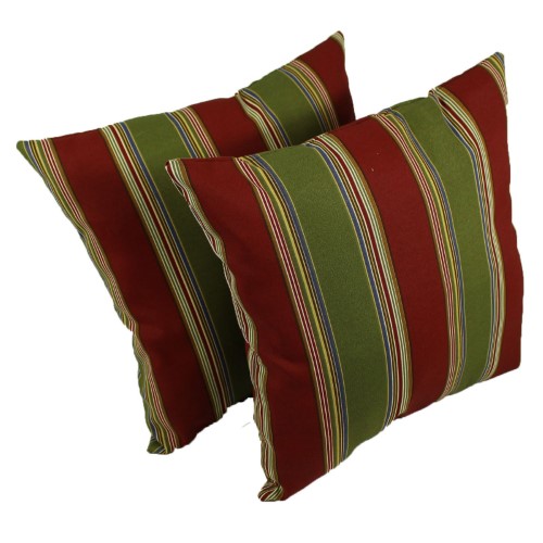 Lava Pillows Outdoor Throw Pillow Set by - Hampton Bay Stripe - LAVA12-0049