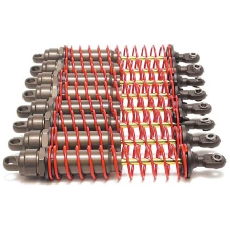 Traxxas 4962 Hard-Anodized & PTFE-Coated T6 Aluminum Big Bore Shocks (Set of 8)  High-quality Aluminum Big Bore Shocks Are Packaged in Convenient 8-pa