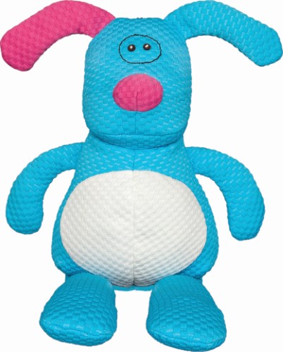 Patchwork Pet TuffPuff Doggle Squeaker Plush Dog Toy 20-Inch