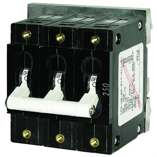 Blue Sea 7287 C-Series Triple Pole Circuit Breaker - 50A