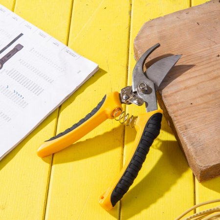 Titanium Pruning Shears - Best Garden Shears  Tree Trimmer  Hand Pruner-Ideal Branch  Hedge  Shrub & Bush Clippers-Razor Sharp Bypass Secateurs Ergono