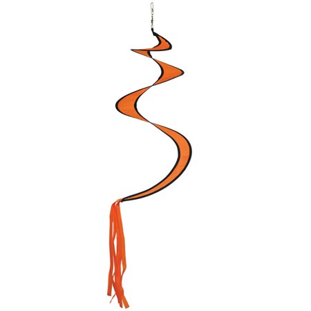 In the Breeze 5075 — Orange Twister Tail - Outdoor Spinning Decoration and Accessory