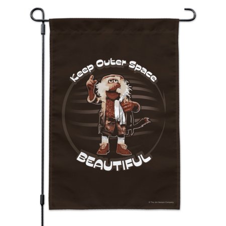 Keep Outer Space Beautiful Fraggle Rock Uncle Traveling Matt Garden Yard Flag