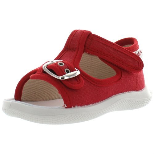 Naturino Girls 7786 Canvas Sandals with Buckle