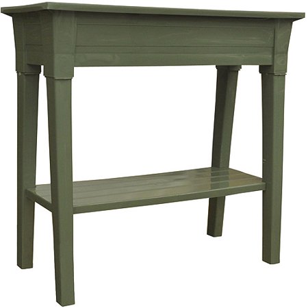 Adams Manufacturing 9303-01-3700 36-Inch Deluxe Garden Planter  Sage Green