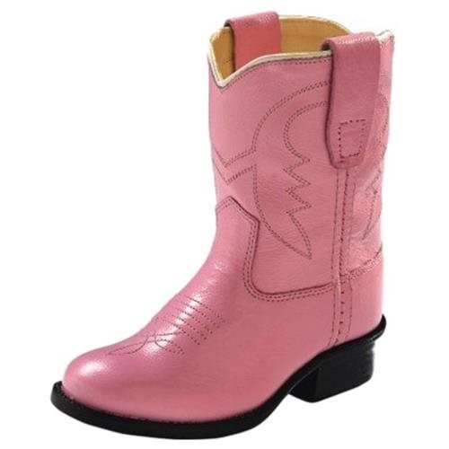 Infant Old West Fancy Stitch Round Toe Western Boot - Toddler