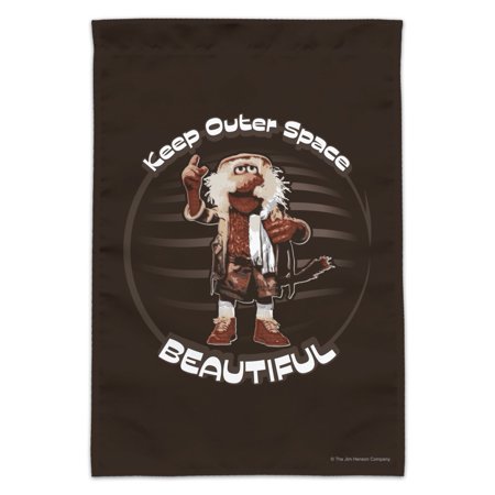 Keep Outer Space Beautiful Fraggle Rock Uncle Traveling Matt Garden Yard Flag