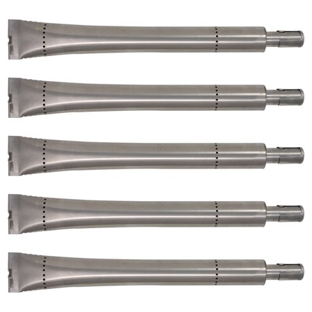 5-Pack BBQ Gas Grill Tube Burner Replacement Parts for Sterling 4962-64 - Compatible Barbeque Stainless Steel Pipe Burners
