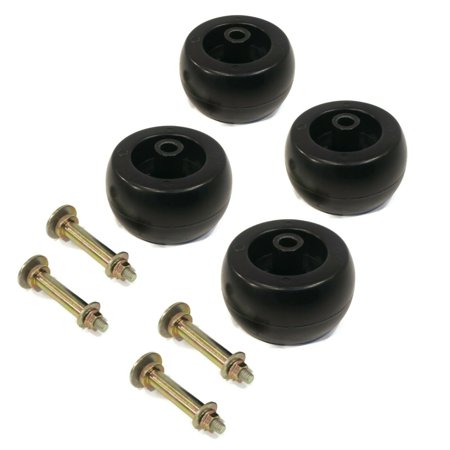 The ROP Shop (Pack of 4) Deck Wheels for Toro  Exmark 103-3168  103-4051  103-7263 & 103-7363