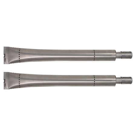 2-Pack BBQ Gas Grill Tube Burner Replacement Parts for Sterling 4962-64 - Compatible Barbeque Stainless Steel Pipe Burners