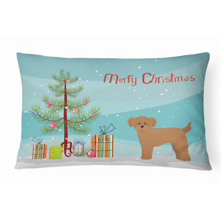 Shi Chi Christmas Tree Canvas Fabric Decorative Pillow-12 X 16-