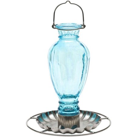 1Pc Perky-Pet 8136-2 Daisy Vase Vintage Glass Wild Bird Waterer  16 Oz
