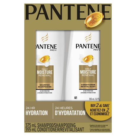 Pantene Pro-V Daily Moisture Renewal Shampoo and Conditioner Bundle Pack