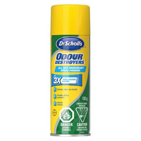 Dr.Scholl's Dr. Scholl S Odour Destroyers All Day Deodorant Spray Powder